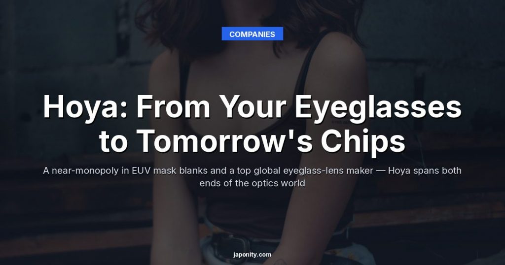 Hoya: From Your Eyeglasses to Tomorrow's Chips