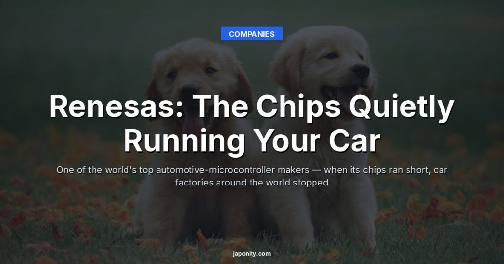 Renesas: The Chips Quietly Running Your Car