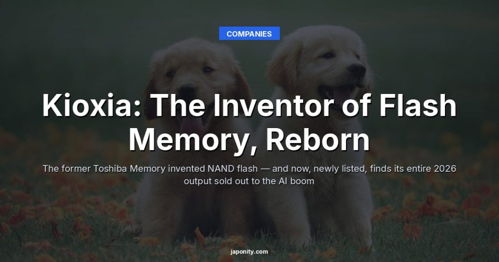 Kioxia: The Inventor of Flash Memory, Reborn