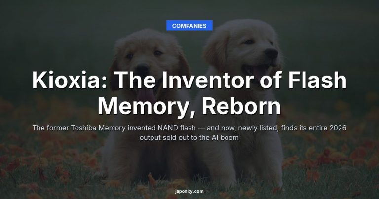 Kioxia: The Inventor of Flash Memory, Reborn