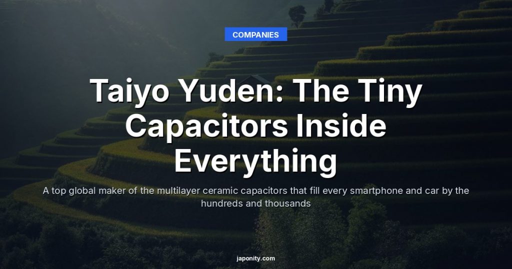 Taiyo Yuden: The Tiny Capacitors Inside Everything