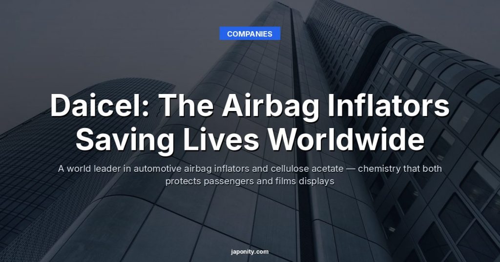 Daicel: The Airbag Inflators Saving Lives Worldwide
