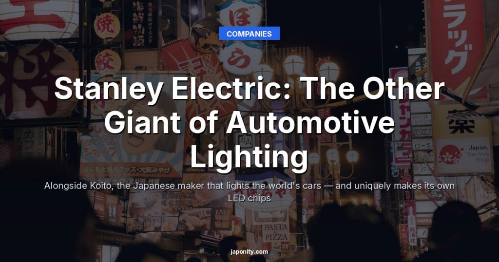Stanley Electric: The Other Giant of Automotive Lighting
