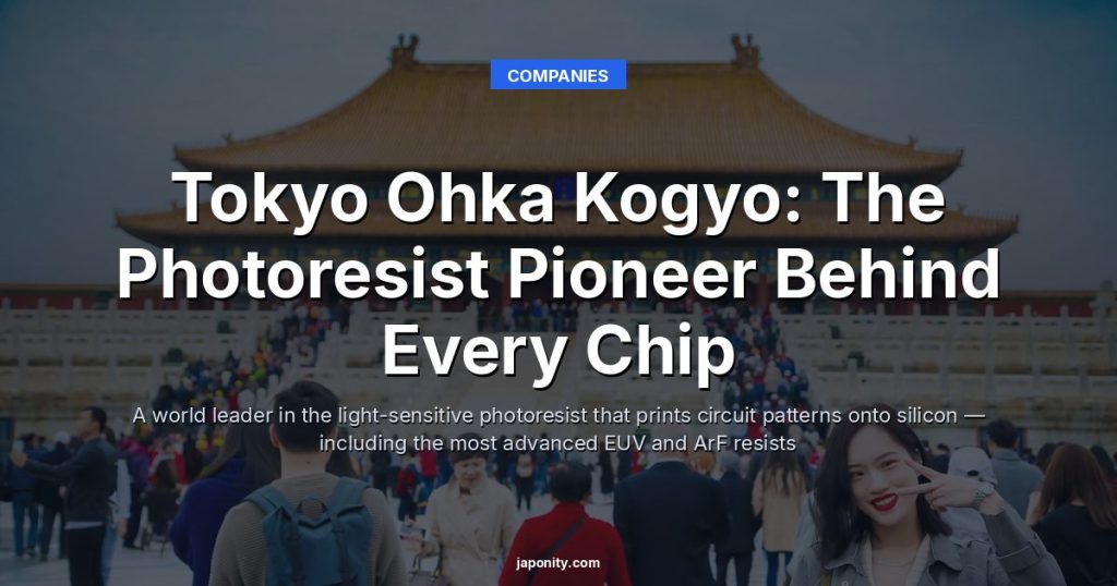 Tokyo Ohka Kogyo: The Photoresist Pioneer Behind Every Chip