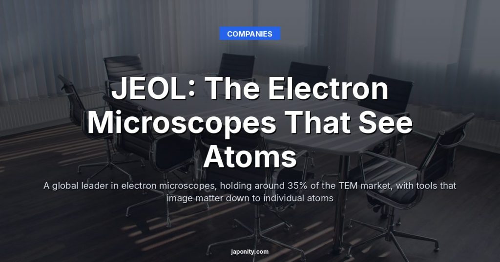 JEOL: The Electron Microscopes That See Atoms