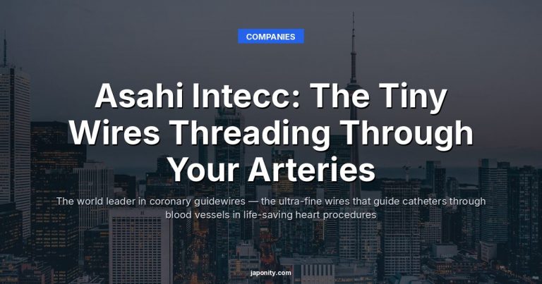 Asahi Intecc: The Tiny Wires Threading Through Your Arteries