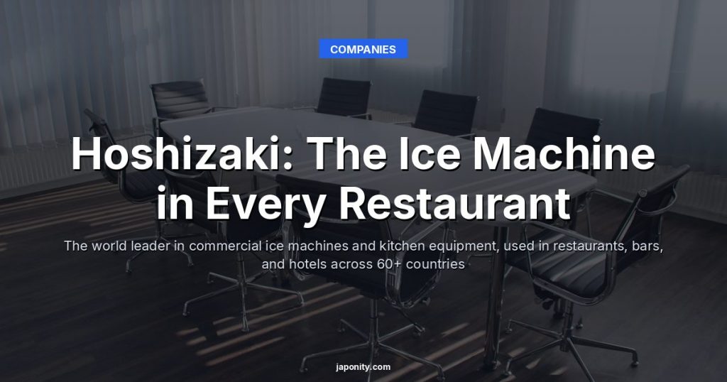 Hoshizaki: The Ice Machine in Every Restaurant