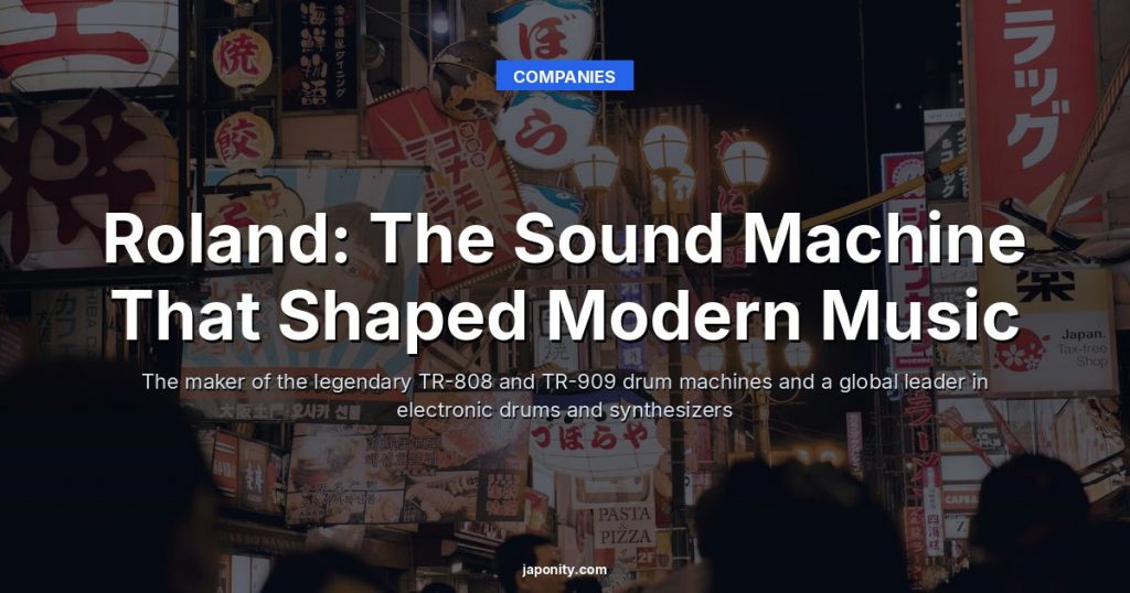 Roland: The Sound Machine That Shaped Modern Music