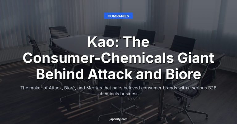 Kao: The Consumer-Chemicals Giant Behind Attack and Biore