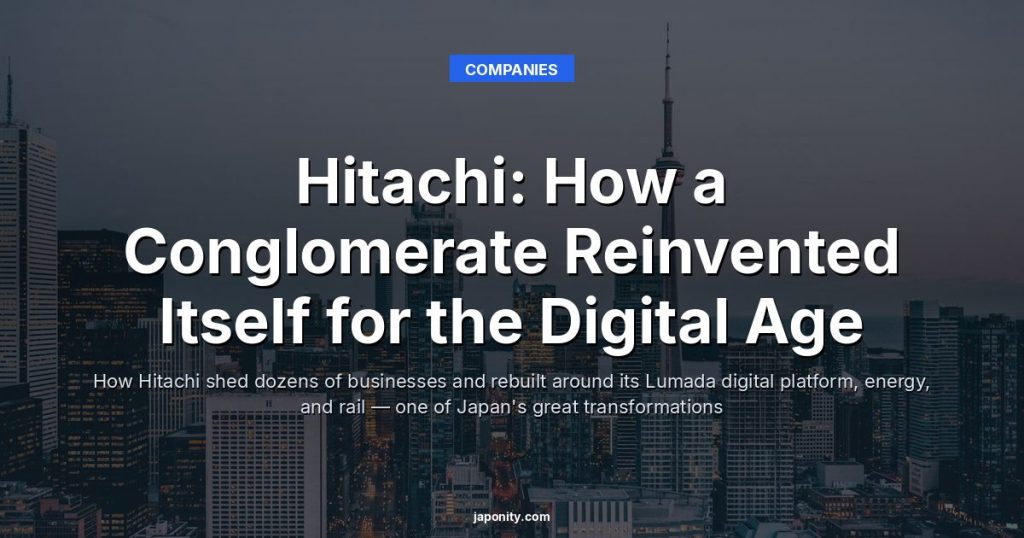 Hitachi: How a Conglomerate Reinvented Itself for the Digital Age