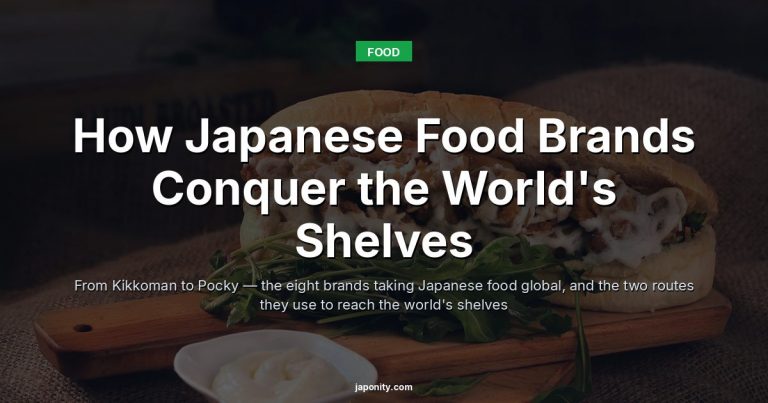 How Japanese Food Brands Conquer the World's Shelves