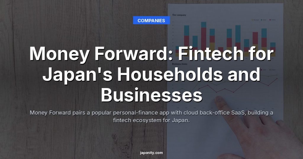 Money Forward: Fintech for Japan's Households and Businesses