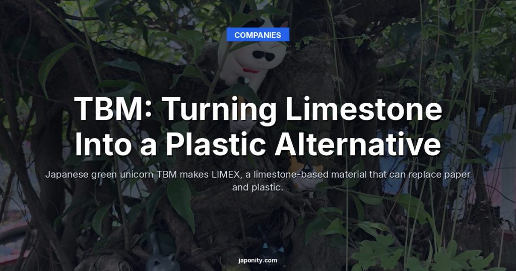 TBM: Turning Limestone Into a Plastic Alternative