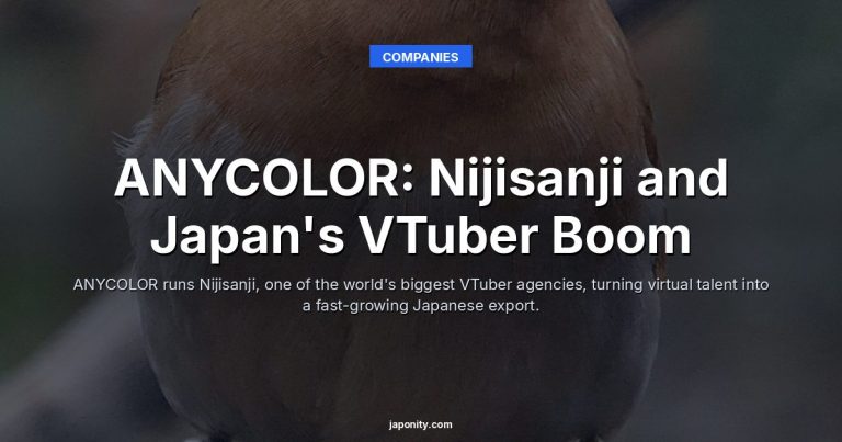 ANYCOLOR: Nijisanji and Japan's VTuber Boom