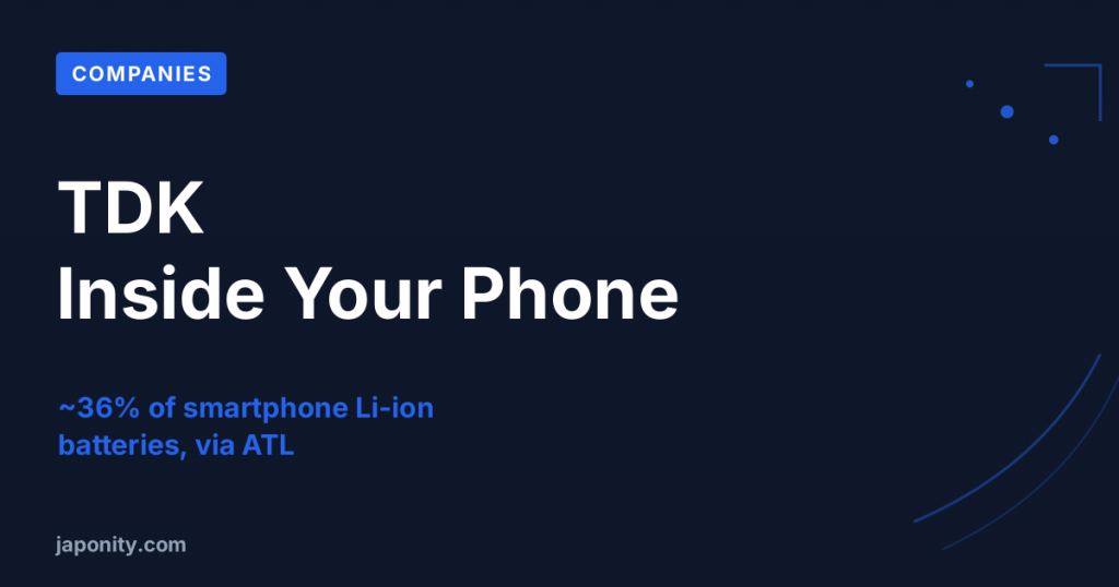 TDK: The Battery and Components Giant Inside Your Phone