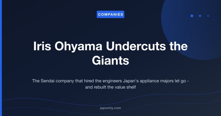 Iris Ohyama Undercuts the Giants - Japonity