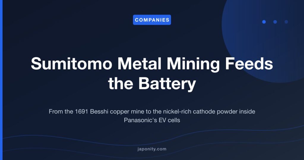 Sumitomo Metal Mining Feeds the Battery - Japonity