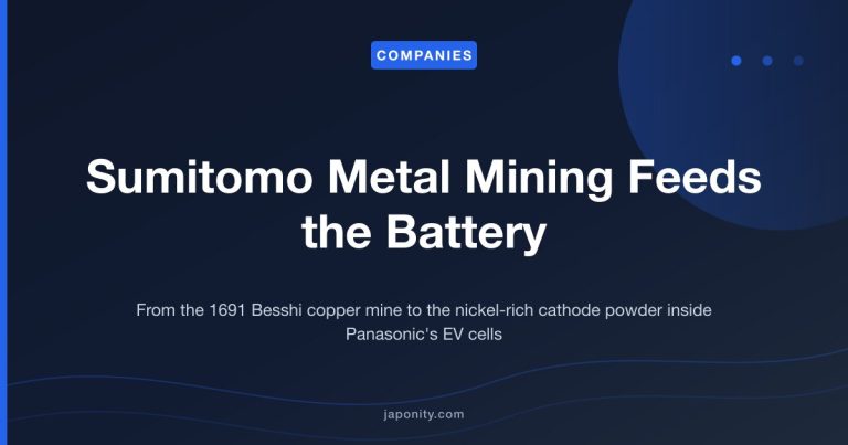 Sumitomo Metal Mining Feeds the Battery - Japonity
