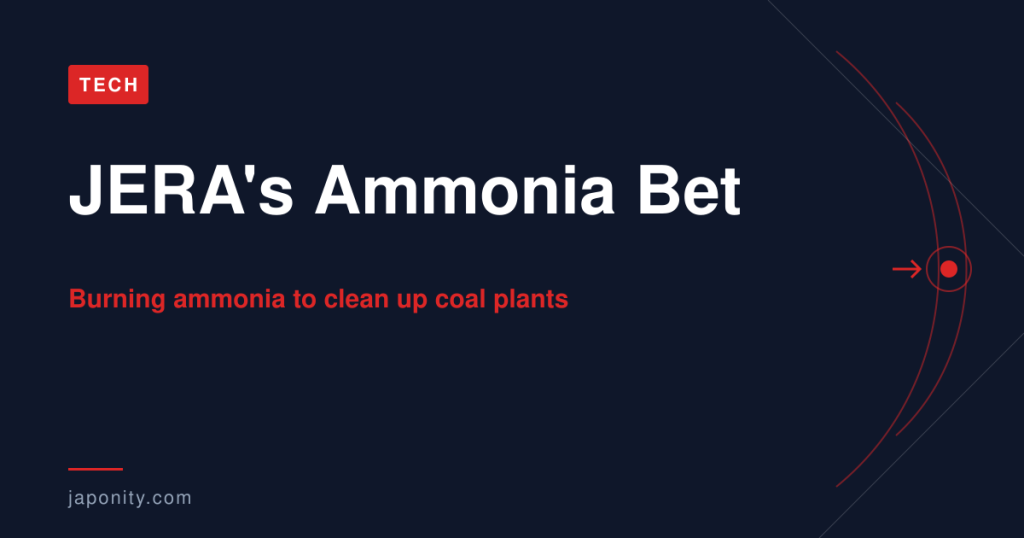 JERA ammonia co-firing at coal plants - Japonity Tech