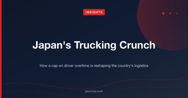 Japan's Trucking Crunch – Japonity Insights