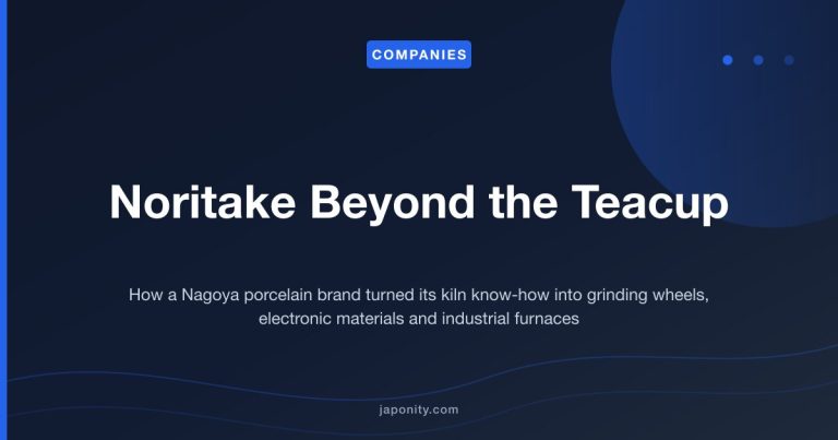 Noritake Beyond the Teacup: from porcelain to grinding wheels and industrial ceramics